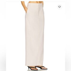 NWT - L'Academie Cream Maxi Skirt